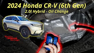 Honda CRV Hybrid Engine Oil Change Steps - 2024 l 2023 plus Maintenance Mode!