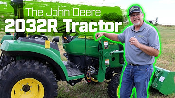 John Deere 2032R Overview and Walk Around of the Large Frame 2-Series Compact Utility Tractor