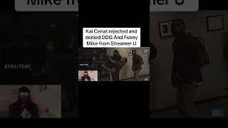 Kai Rejects DDG and Funny Mike #love #funny #foryou #shorts #duet #kaicenat #funny #trending #like