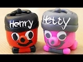 Make your Own PlayDooh HENRY & HETTY HOOVERS