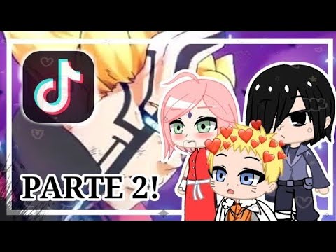 ☕[ TIK TOK🍒NARUTO,SASUKE E SAKURA🍒-REAGINDO a BORUTO e SARADA]☕No final contém ✨borusara✨👌