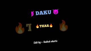 Daku -Thar Ft By Sutheb Shorts 