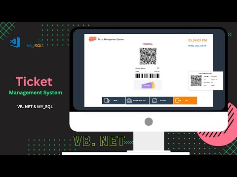 Ticketing Management System using VB.NET | Full Projects