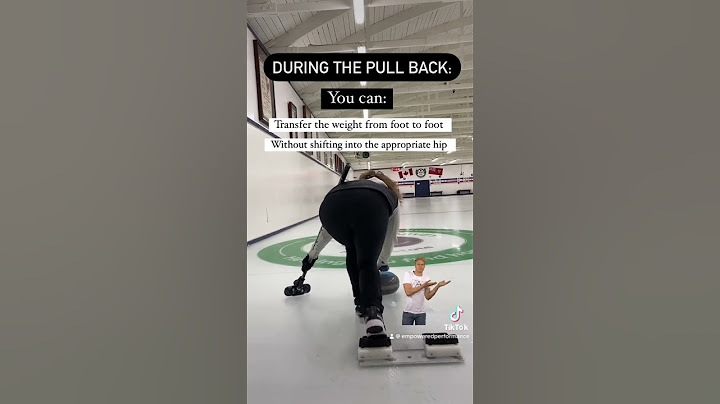 Curling delivery weight SHIFT not just into the foot but also the HIPS