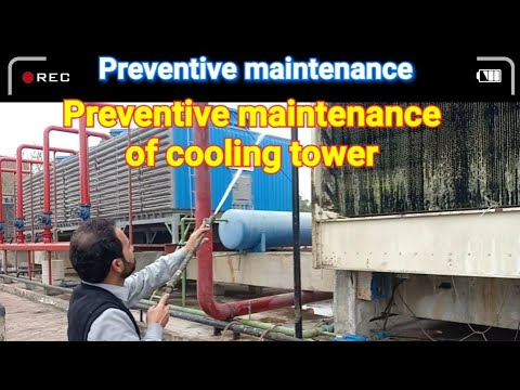 Preventive Maintenance Of Cooling Tower In Hindi Related To #HVAC - YouTube
