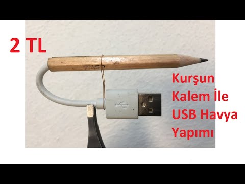 Kurşun Kalem İle USB Havya Yapımı/ Evde Kendi Lehim Makinenizi Yapın /Kendin Yap