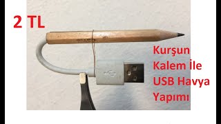 Kurşun Kalem İle USB havya Yapımı/ Evde Kendi Lehim Makinenizi Yapın /Kendin Yap Resimi