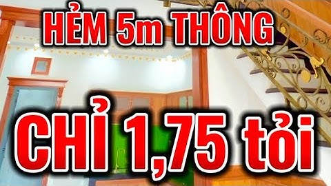 NHÀ DĨ AN DƯỚI 1,8 tỷ NỘI THẤT SANG CHẢNH CAO CẤP HẺM 5m THÔNG NGAY SAU CHỢ ÔNG XÃ