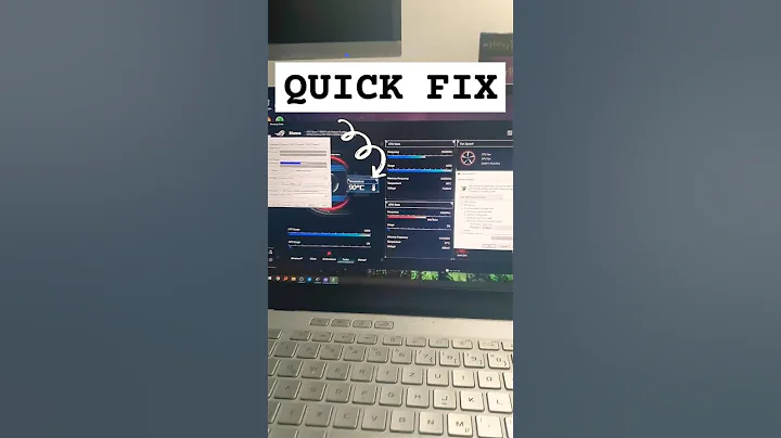 Laptop Overheating Issue Super Quick Fix ! #Shorts