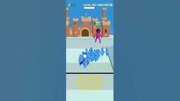 Join Clash 3D Max Level - 351 @Top Gameplay   #gameplay #shorts #joinclash #joinblobclash3d