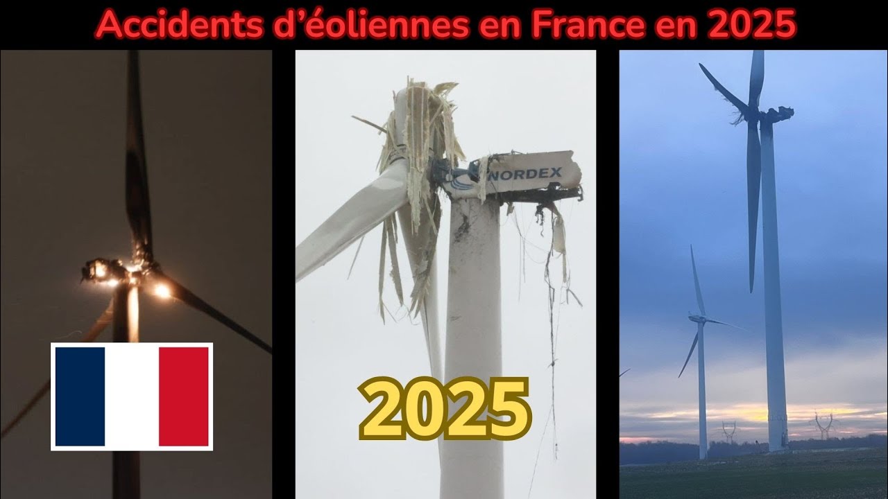 Accidents d'éoliennes en France en 2025