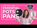 10 Essential Pots and Pans for Beginner Cooks | Chef Julie Yoon