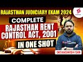 Complete rajasthan rent control act 2001 for rajasthan judiciary 2024 exam  devashish sir