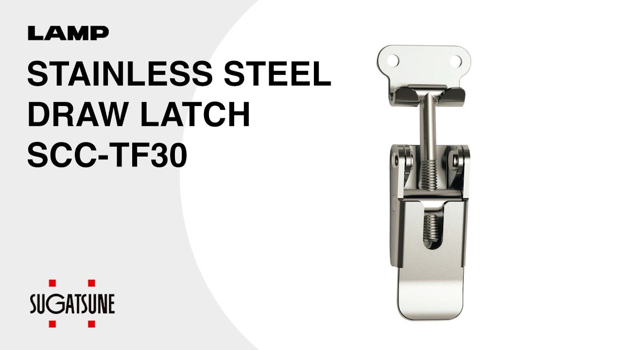 [QUICK DEMO] STAINLESS STEEL DRAW LATCH SCCTF30 Sugatsune Global YouTube