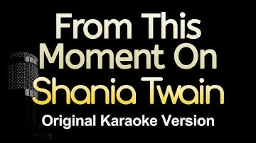 Thumbnail of From This Moment On - Shania Twain (Karaoke Songs With Lyrics - Original Key)
