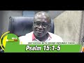 Daily motivation with kwame nkrumah tikese on okay 101 7 fm 12102020 psalm 1515