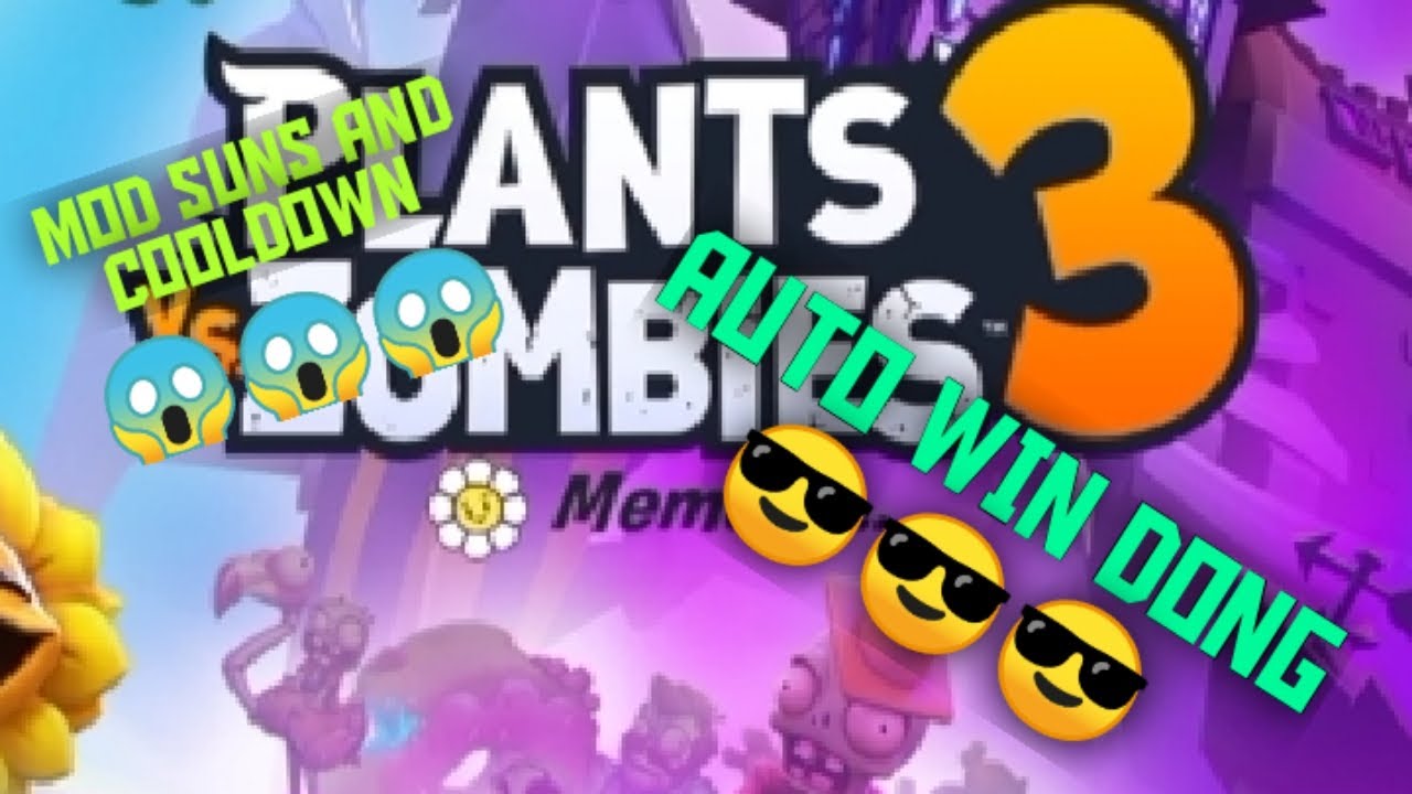 Plant VS Zombie 3 mod apk ( suns and cooldown