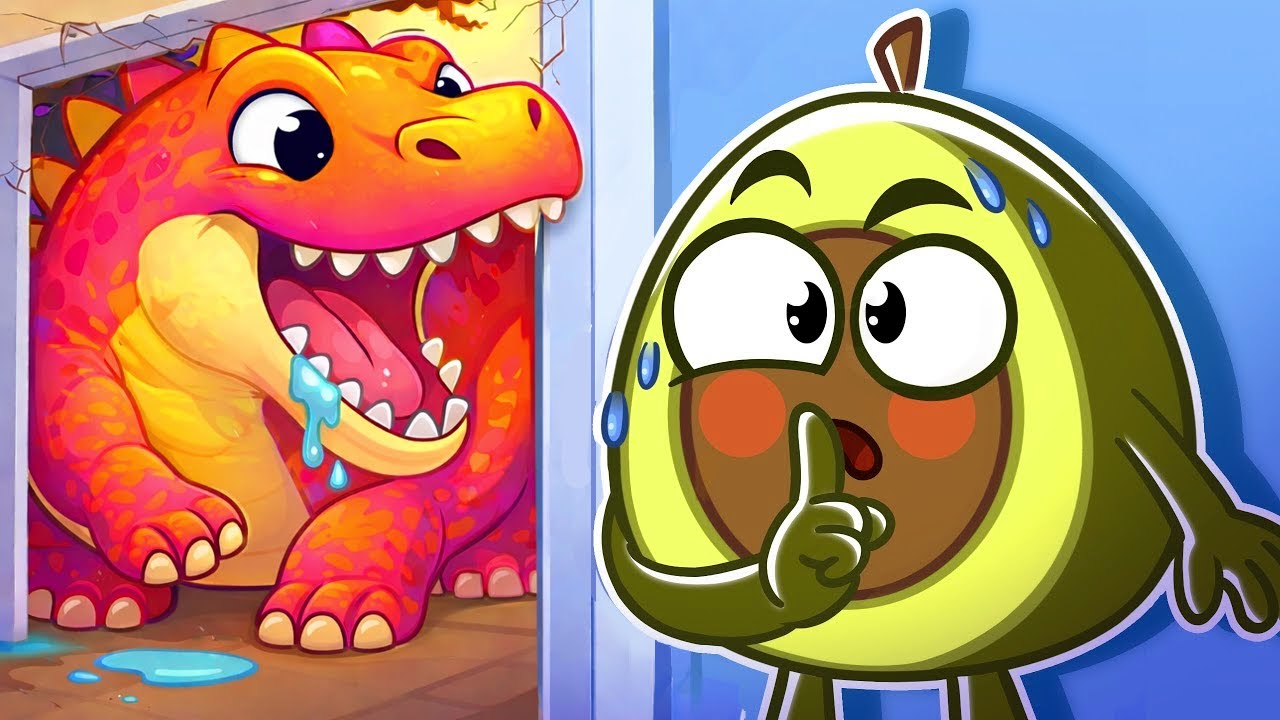 🔴 LIVE:😲🦖 OMG! A Giant Dino Is in Our House! 🏠🎉VocaVoca Karaoke 🥑🎶