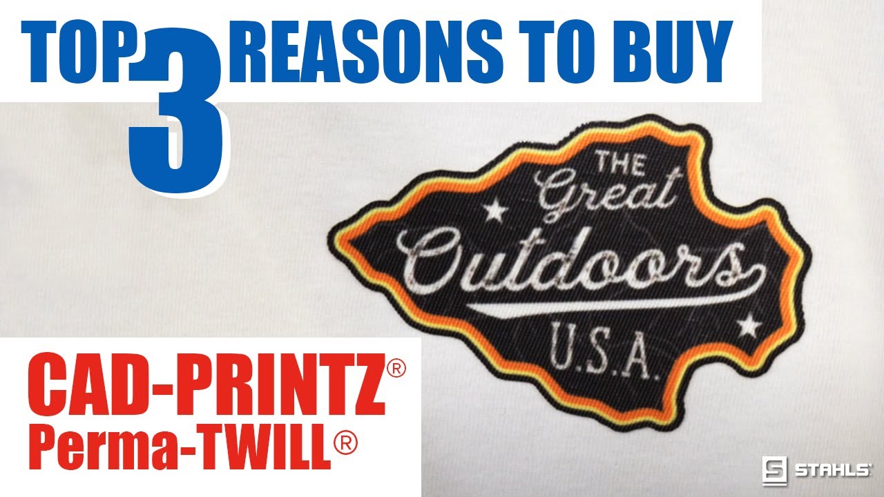 Top 3 Reasons to Buy: CAD-PRINTZ® Perma-TWILL®