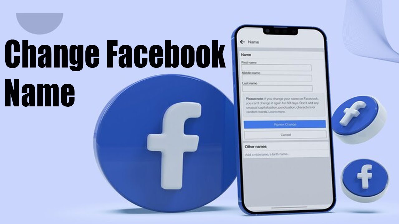 How to change name Facebook account YouTube