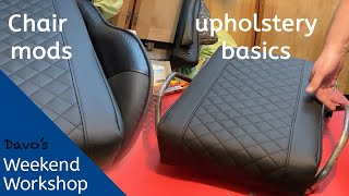 How to modify an office chair seat