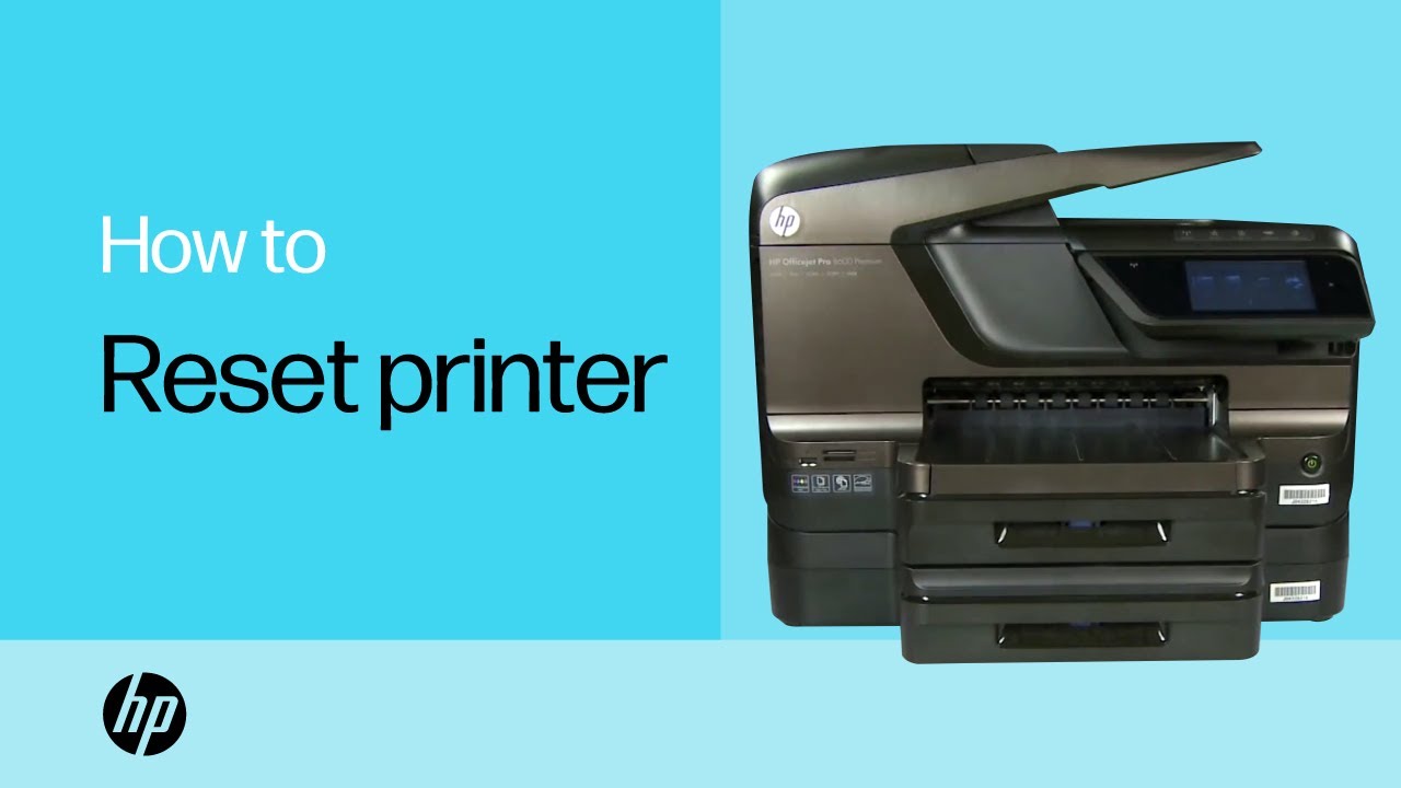 How to Reset your HP Printer  HP Printers  @HPSupport