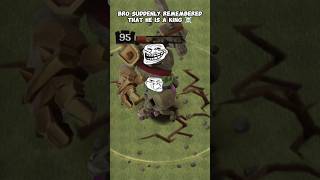 Golem king vs mountain Golem ☠️ || clash of clans || #shorts screenshot 5