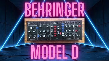 Behringer Model D analog synthesizer - "Model D Funky Flavors" sound demo