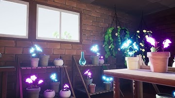 Stylized Unreal Engine Flower Shop Interior