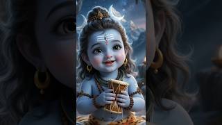 🔱 बाल शिव जी का दिव्य स्वरूप 🙏✨#ytshorts #devotional #aiart #aianimation