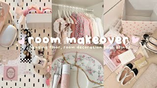 room makeover ind  : vinyl flooring, room decor haul, wall prints, deep clean + organizing