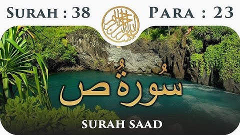 Surah Saad سورة ص Healing - spiritual