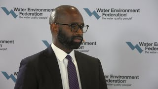 WEF Chief Medical Officer Dr. Andrew Sanderson in the WEFTEC Live Studio
