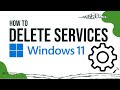 Delete Services in Windows 11