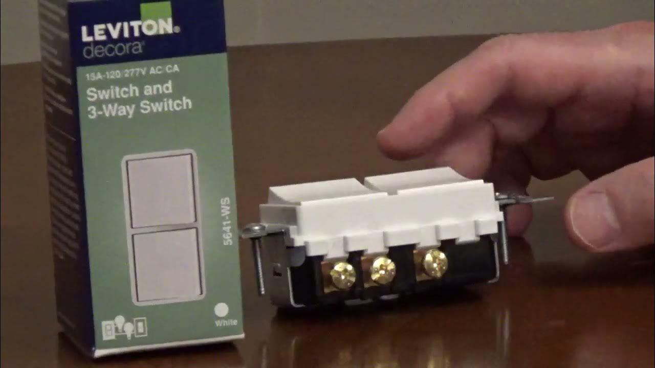 Double Switch 3 Way and Single Pole YouTube