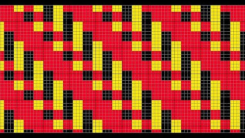 Colour and Weave effect: How to construct colour and weave effect by using weave point demo software