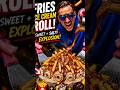 CHIPS + ICE CREAM ROLL?! 🍟🍦 Sweet vs Salty EXPLOSION