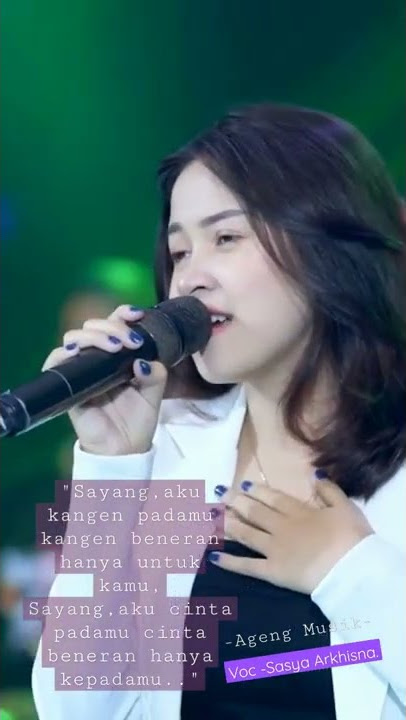 Ageng musik story wa terbaru ( kangen swarane ) besama _Sasya Arkhisna- mantap...