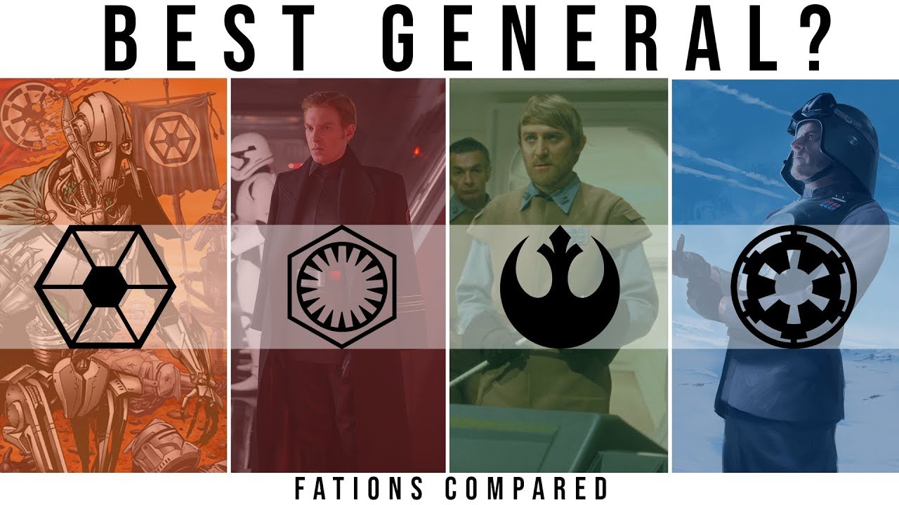 Which Star Wars Faction has the BEST GENERAL? | Factions Compared - YouTube