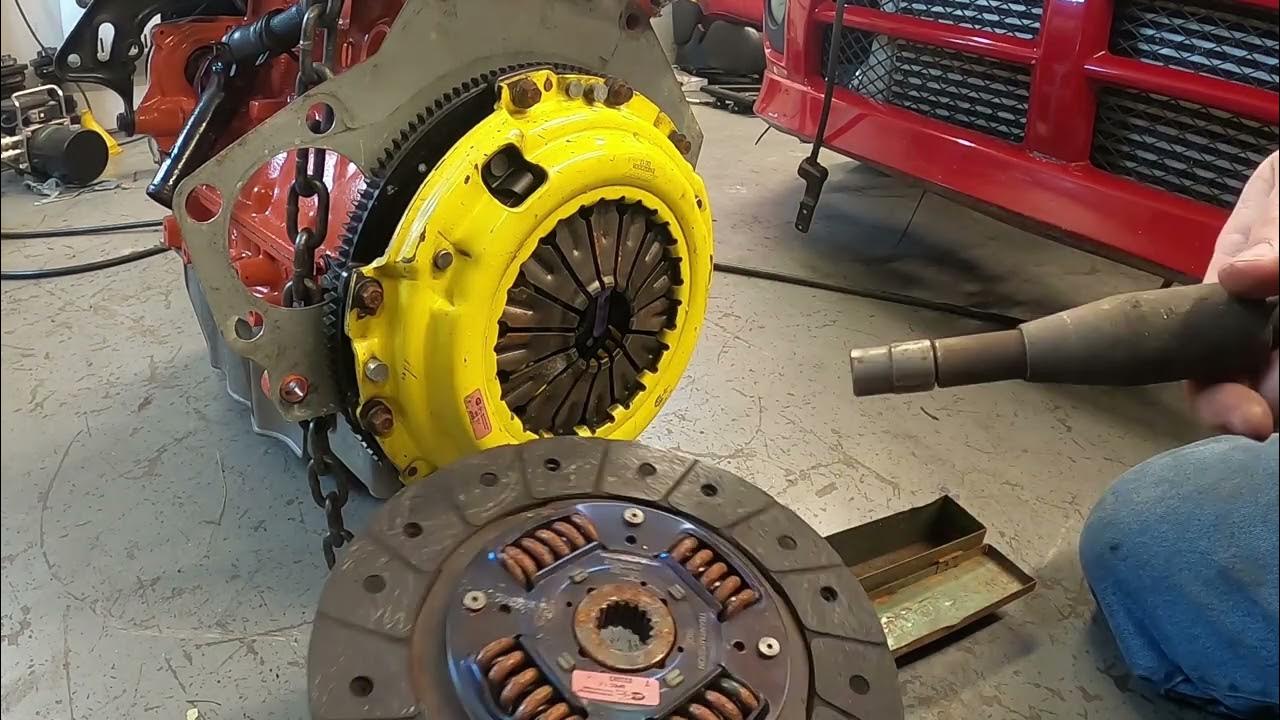 red srt4 engine install 23 spline act clutch YouTube