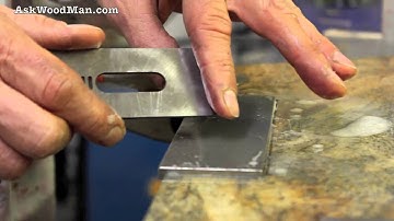 Sharp Chisels and Plane Irons using Diamond Stones • Complete Sharpening Series Video 8