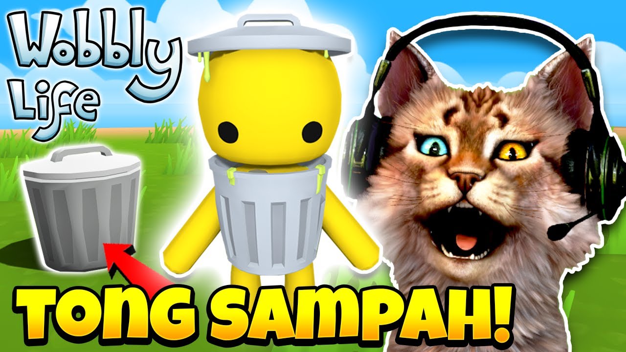 AKU MENJADI TONG SAMPAH LETOY !! 😹 - Wobbly Life Indonesia