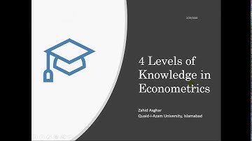 4 Levels of Knowledge in Econometrics اردو/हिंदी V#14