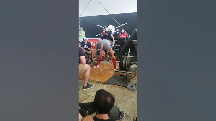 Wagon wheel deadlift 845# Mike Regier