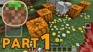 First Playing Minecraft - Gameplay Walkthrough Part 1 - TickerX (iOS, Android)