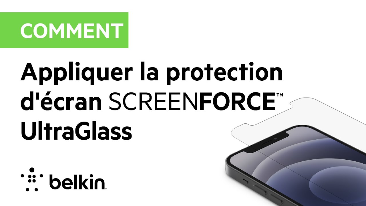 Protecteur d'écran InvisiGlass Ultra de Belkin pour iPhone 11 / XR