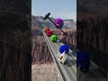 Big and Small Moon Cars Falling Into Gaint Hammer| BeamNG.drive Shorts #beamng #automobile #crash
