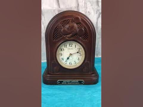 1987 Seiko Mickey Mouse 60th Anniversary Musical Wake Up Quartz Alarm Clock  - YouTube