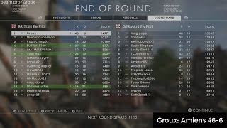Battlefield 1 Amiens Conquest Fun 46-6 Groux Xbox Live by Brad Groux 10,616 views 7 years ago 7 minutes, 44 seconds