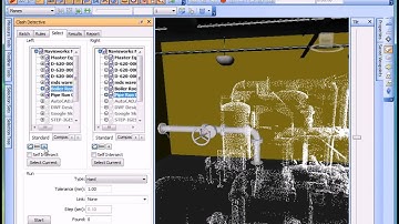 Navisworks Manufacturing 2010 Tech Tip Movie - clash point with point cloud